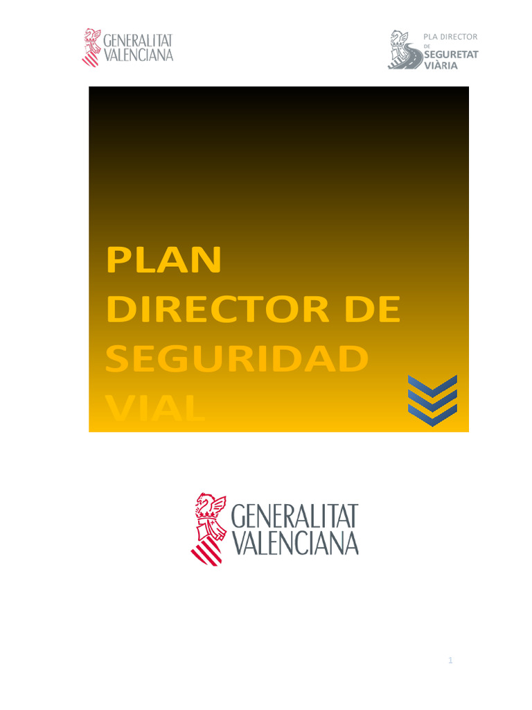 Plan Director de Seguridad Vial CV | PDF | Peatonal | Accidente de tráfico