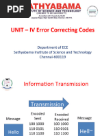 Error Correcting Codes