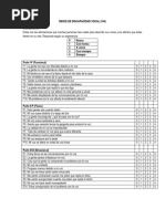 Cuestionario VHI-10 de Discapacidad Vocal | PDF