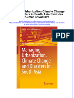 Full Chapter Managing Urbanization Climate Change and Disasters in South Asia Ravindra Kumar Srivastava PDF