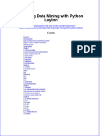 PDF Learning Data Mining With Python Layton Ebook Full Chapter
