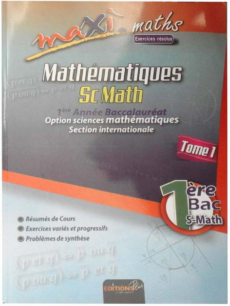 Maxi-Math 1bacsm | PDF