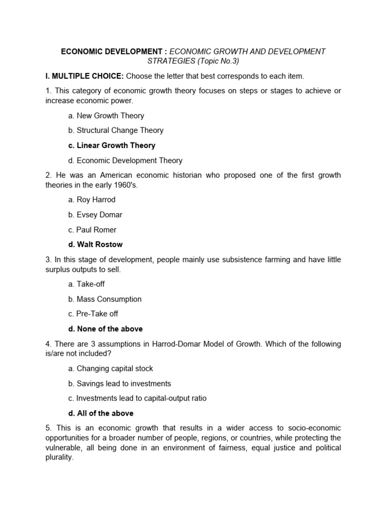 Gallery Detail: Economic Growth Strategies Overview Pdf Macroeconomics