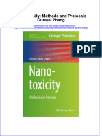 Textbook Nanotoxicity Methods and Protocols Qunwei Zhang Ebook All Chapter PDF