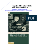 PDF Legal Sabotage Ernst Fraenkel in Hitler S Germany Douglas Morris Ebook Full Chapter