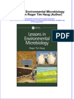 PDF Lessons in Environmental Microbiology 1St Edition Roger Tim Haug Author Ebook Full Chapter