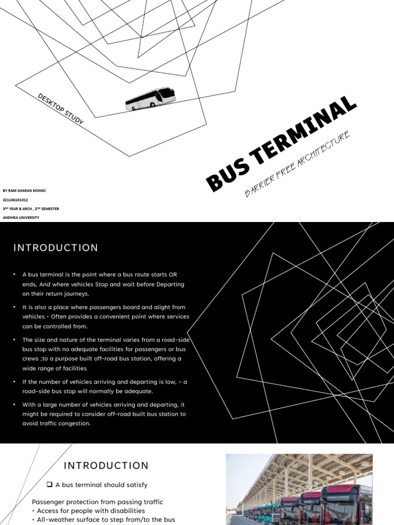 Designing Accessible Bus Terminals | PDF | Traffic | Bus