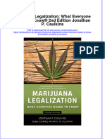 Download textbook Marijuana Legalization What Everyone Needs To Know 2Nd Edition Jonathan P Caulkins ebook all chapter pdf 