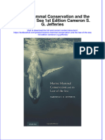 Textbook Marine Mammal Conservation and The Law of The Sea 1St Edition Cameron S G Jefferies Ebook All Chapter PDF
