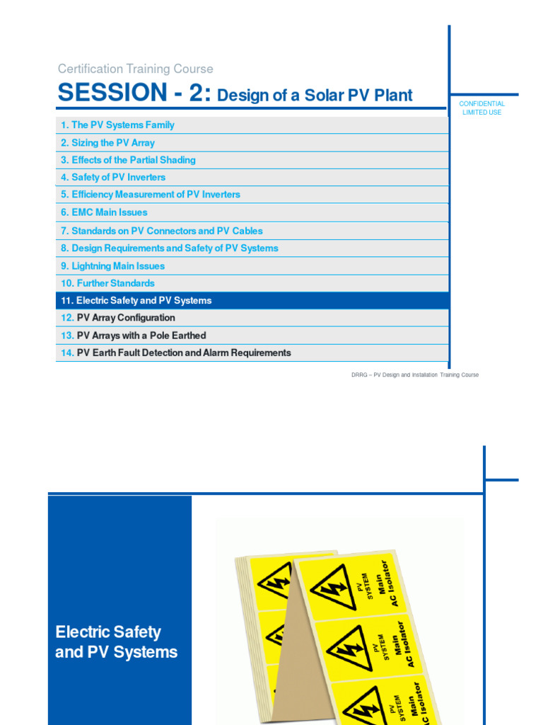 PV Design & Installation Training Course | PDF | Photovoltaics ...