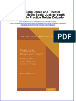 Download textbook Music Song Dance And Theater Broadway Meets Social Justice Youth Community Practice Melvin Delgado ebook all chapter pdf 