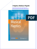 Textbook Musical Haptics Stefano Papetti Ebook All Chapter PDF