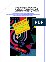 Download textbook Narratives Of African American Womens Literary Pragmatism And Creative Democracy Gregory Phipps ebook all chapter pdf 