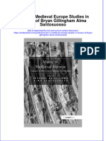 Download textbook Music In Medieval Europe Studies In Honour Of Bryan Gillingham Alma Santosuosso ebook all chapter pdf 