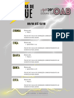 Cronograma de Choque Novo - 39º Eoab