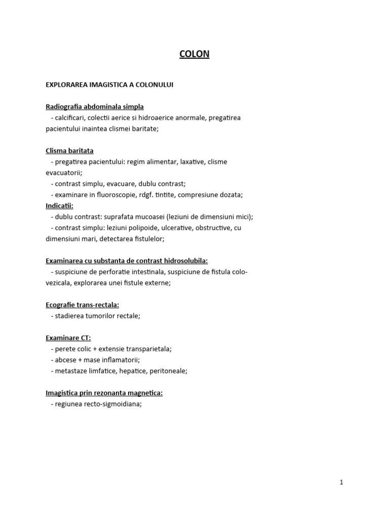 COLON RX | PDF