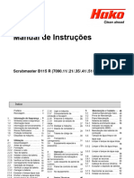 Manual de Instruções Scrubmaster B115 R PT