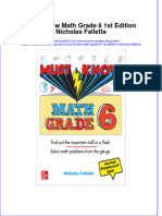 Download pdf Must Know Math Grade 6 1St Edition Nicholas Falletta ebook full chapter 