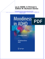 Textbook Moodiness in Adhd A Clinicians Guide 1St Edition W Burleson Daviss Ebook All Chapter PDF