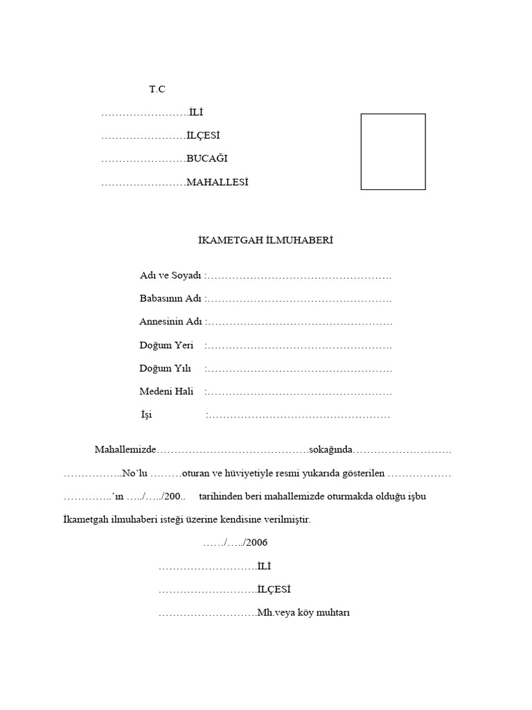 Ikametgah I. | PDF