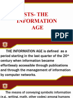 STS The Information Age