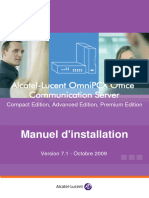 Alcatel-Lucent OmniPCX Office Compact Edition - Manuel D Installation