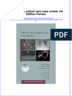 Textbook Mayo Clinic Critical Care Case Review 1St Edition Farmer Ebook All Chapter PDF