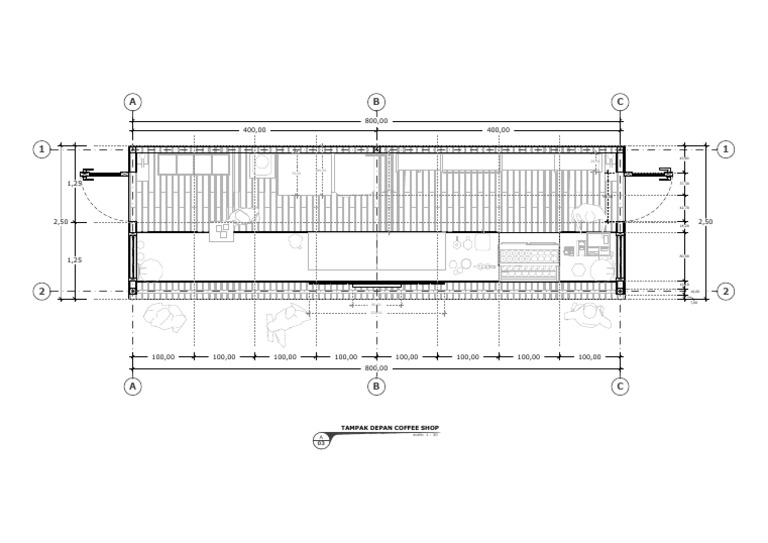 Coffee Shop - Rumah Kopi - Denah | PDF | Coffee | Drink