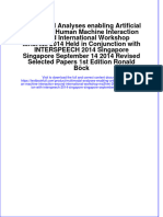 Download textbook Multimodal Analyses Enabling Artificial Agents In Human Machine Interaction Second International Workshop Ma3Hmi 2014 Held In Conjunction With Interspeech 2014 Singapore Singapore September 14 2014 Re ebook all chapter pdf 