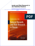 Textbook Natural Hazards and Risk Research in Russia Valentina Svalova Ebook All Chapter PDF