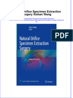 Textbook Natural Orifice Specimen Extraction Surgery Xishan Wang Ebook All Chapter PDF