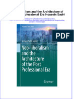 Textbook Neo Liberalism and The Architecture of The Post Professional Era Hossein Sadri Ebook All Chapter PDF