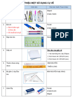 DỤNG CỤ VẼ CẦN TRANG BỊ