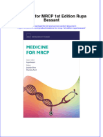 Full Chapter Medicine For MRCP 1St Edition Rupa Bessant PDF