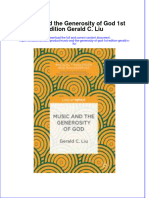 Textbook Music and The Generosity of God 1St Edition Gerald C Liu Ebook All Chapter PDF