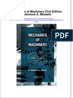 Full Chapter Mechanics of Machinery First Edition Mahmoud A Mostafa PDF