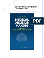 Download full chapter Medical Decision Making 3Rd Edition Harold C Sox pdf docx