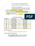 Instructions Report OJT HSTMERA