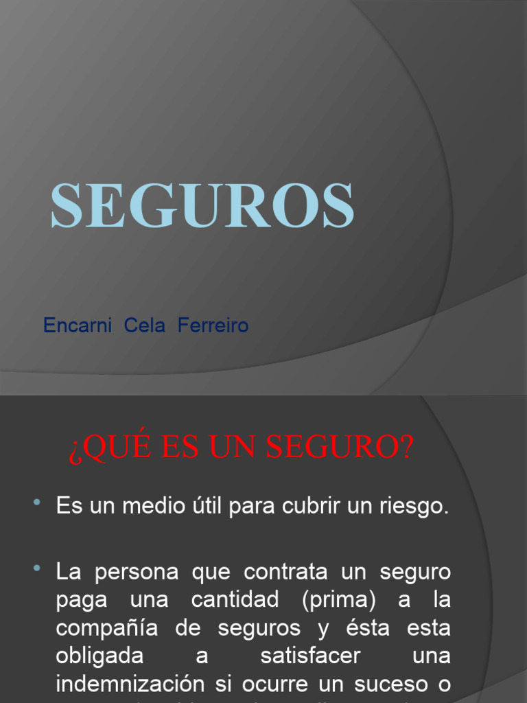 Guía Completa sobre Seguros y Pólizas | PDF | Póliza de seguros | Seguro