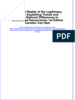 Myth and Reality of The Legitimacy Crisis: Explaining Trends and Cross-National Differences in Established Democracies 1st Edition Carolien Van Ham