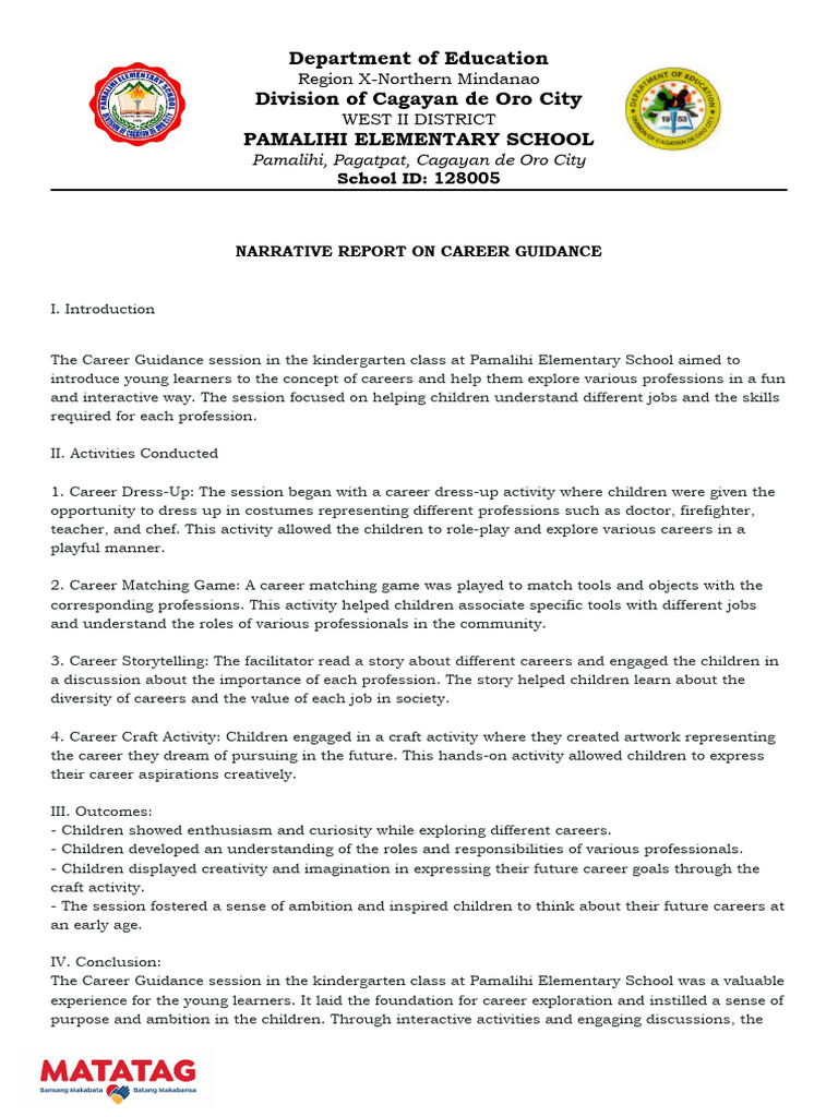 Career Kinder Pdf Goal Teachers