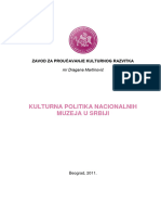 Martinović - KULTURNA POLITKA NACIONALNIH MUZEJA U SRBIJI