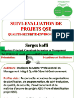 Seminaire Suivi-Evaluation Proje QSE