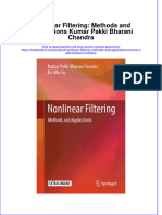 Textbook Nonlinear Filtering Methods and Applications Kumar Pakki Bharani Chandra Ebook All Chapter PDF
