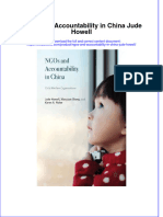 Textbook Ngos and Accountability in China Jude Howell Ebook All Chapter PDF