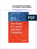 Download textbook New Trends In E Service And Smart Computing 1St Edition Tokuro Matsuo ebook all chapter pdf 