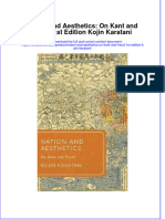 Textbook Nation and Aesthetics On Kant and Freud 1St Edition Kojin Karatani Ebook All Chapter PDF