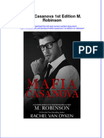 PDF Mafia Casanova 1St Edition M Robinson Ebook Full Chapter