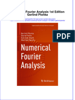 Textbook Numerical Fourier Analysis 1St Edition Gerlind Plonka Ebook All Chapter PDF