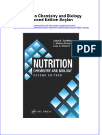 Textbook Nutrition Chemistry and Biology Second Edition Boylan Ebook All Chapter PDF